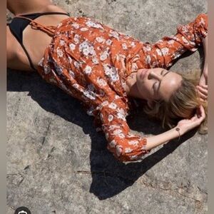 Spell & the Gypsy Collective • Gypsy Dancer Top Maple XS Floral Tassel Ties